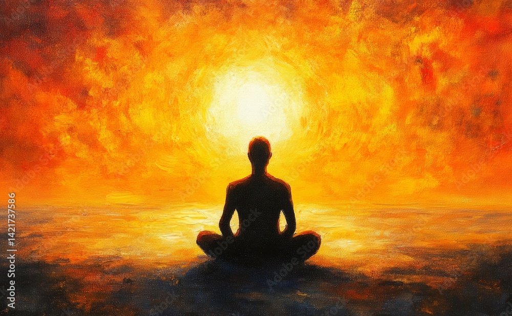 Sunset Meditation: Finding Inner Peace at Golden Hour Sunset Meditation: Finding Inner Peace at Golden Hour