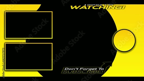 YouTube End Screen Motion Outro,  Animation Endscreen, Thanks For Watching YouTube Outro