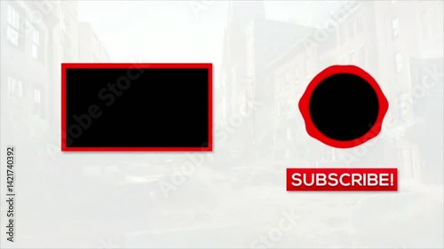 YouTube End Screen Motion Outro,  Animation Endscreen, Thanks For Watching YouTube Outro