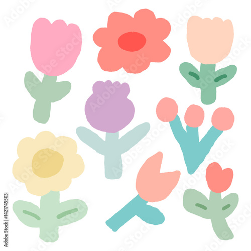 Flower graphic design vector illustration