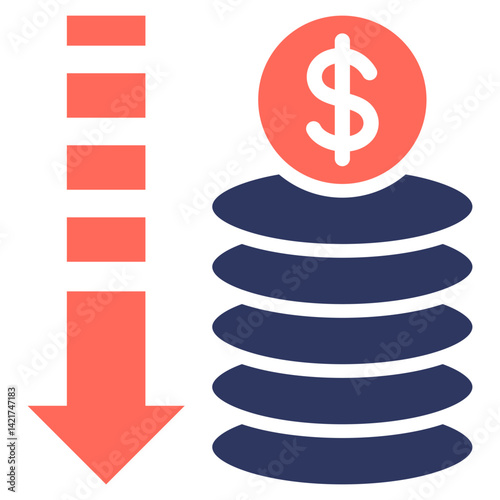 Deflation Icon