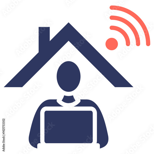 Remote Work Icon