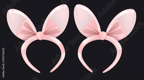 Easter Bunny Ears Theme for Celebrations - Festive Decoration and Background Concept
