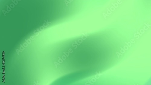 Smooth green abstract background with flowing curves, ideal for digital design and wallpapers