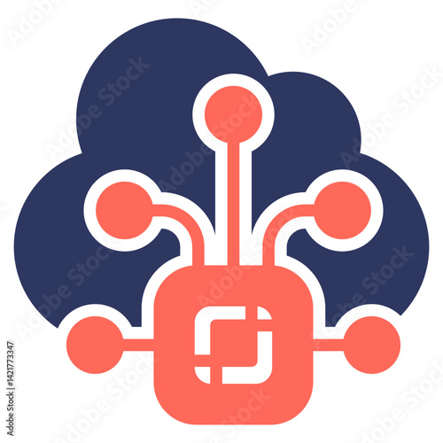 Cloud Algorithm Icon