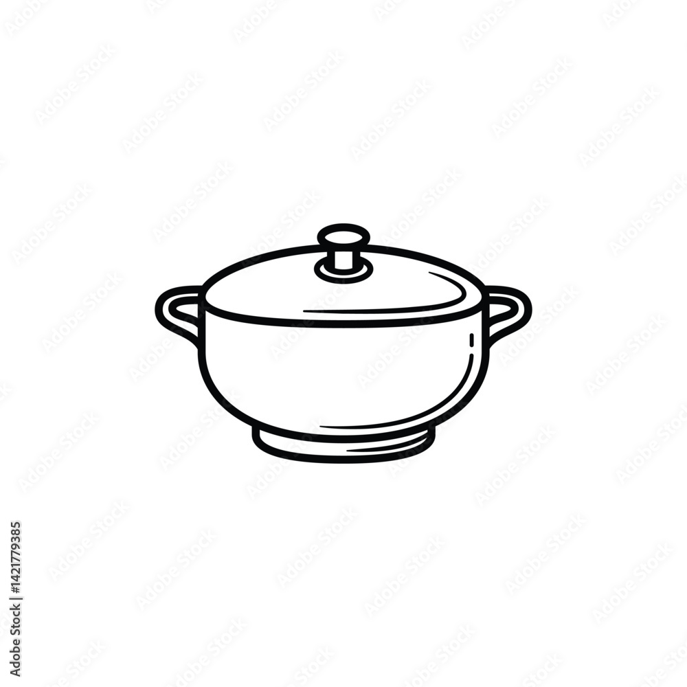 Covered Saucepan Icon
