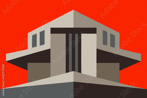 vector illustration of a house