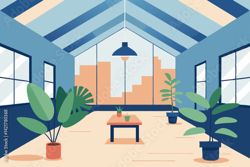 interior of a hotel room