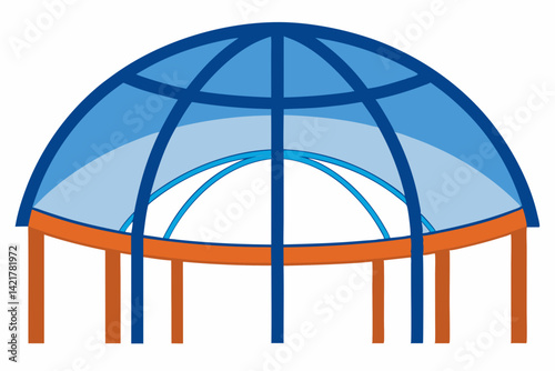 globe in cage