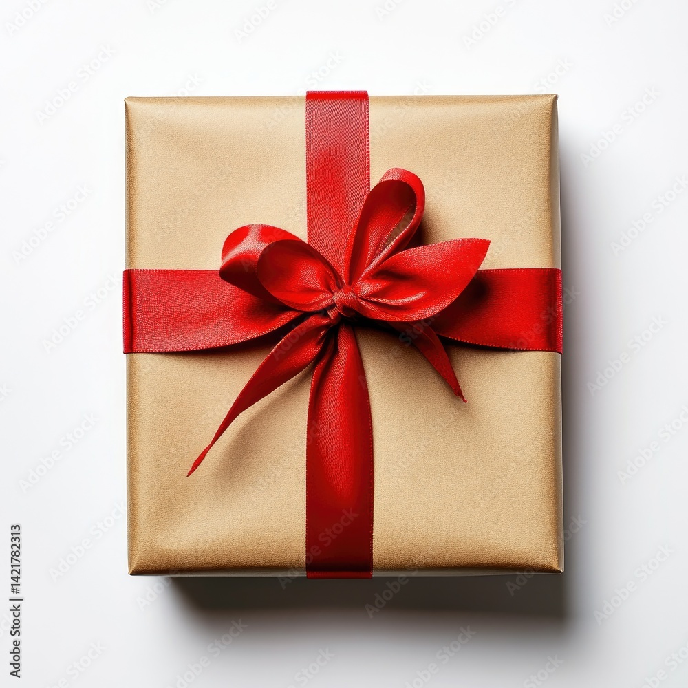 Gift box with red ribbon (9) Gift box with red ribbon (9)