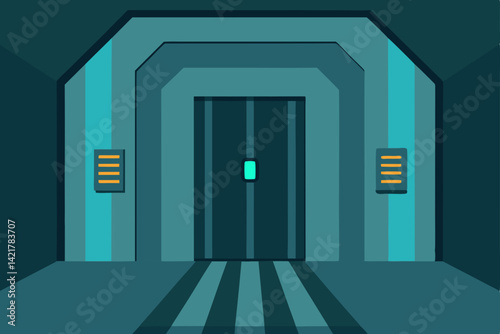 door in the night