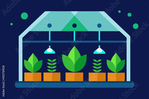 eco house with green leaves