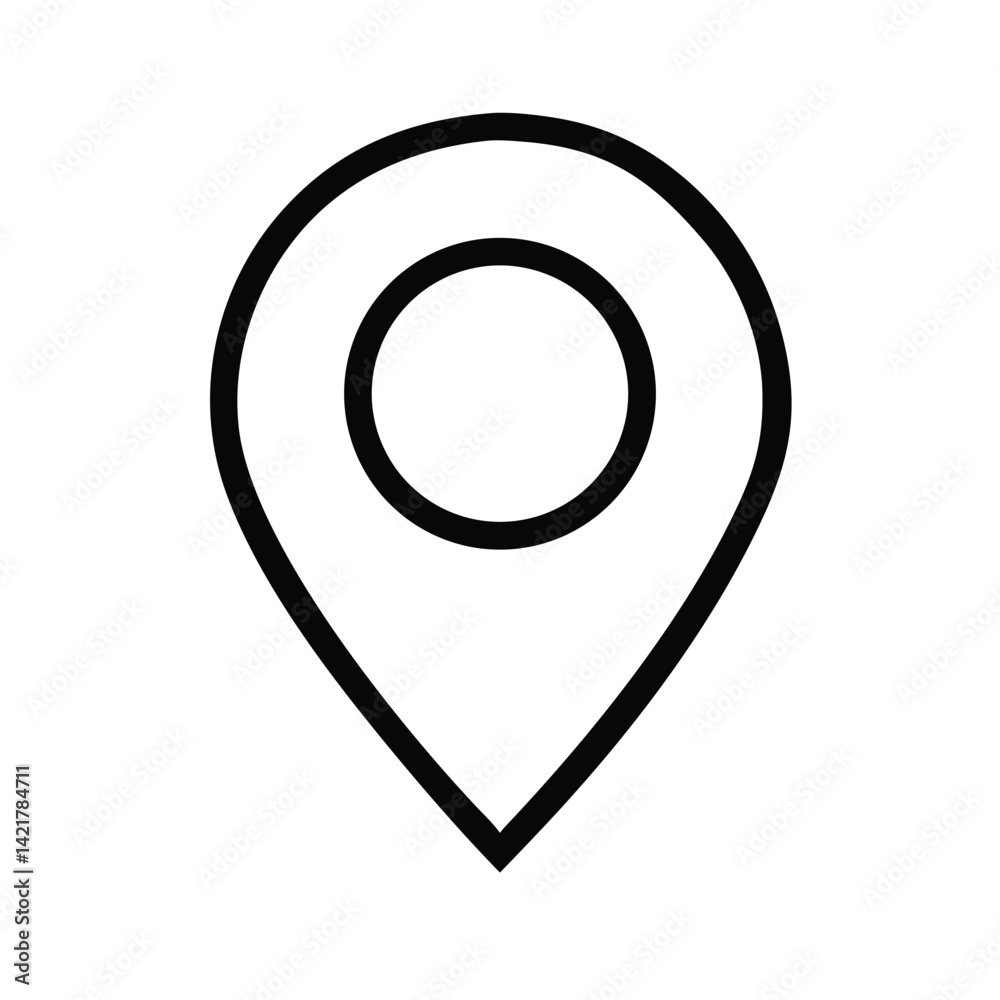 Location Pin Icon: A sleek and modern location pin icon, meticulously crafted to guide and navigate, symbolizing precision and direction. Location Pin Icon: A sleek and modern location pin icon, meticulously crafted to guide and navigate, symbolizing precision and direction.
