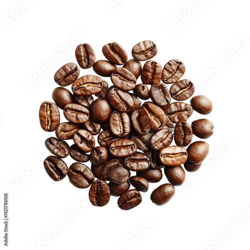 Aromatic Roasted Coffee Beans Close-Up