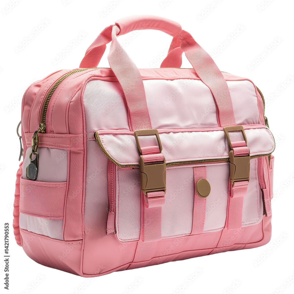 Diaper bag isolated on transparent background. Diaper bag isolated on transparent background.