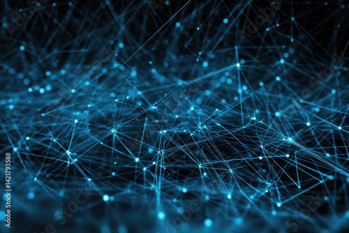 Abstract network, digital connection