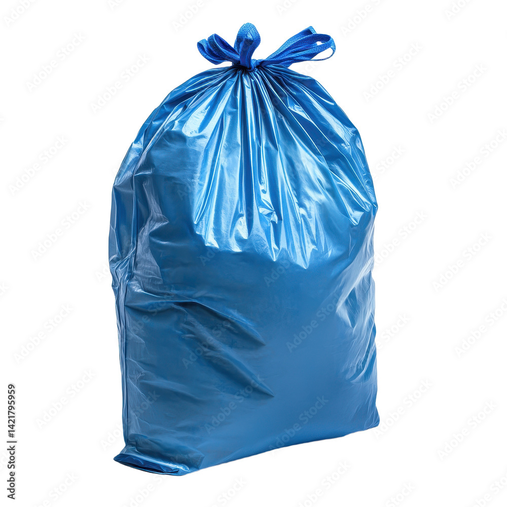 Fototapeta premium Dry cleaning bag isolated on transparent background.
