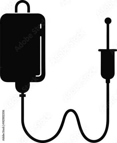 stethoscope on white background