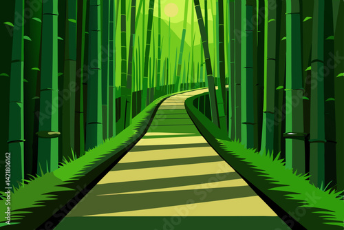 bamboo forest in thailand