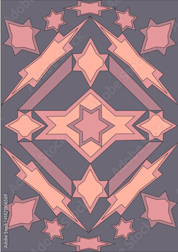 seamless pattern with stars