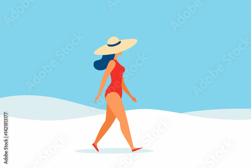 woman in hat