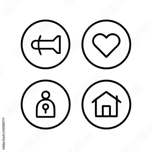 Simple Set of Sleep Related Vector Line Icons. Contains such Icons as Insomnia, Pillow, Sleeping Pills and more. Editable Stroke. 48x48 Pixel Perfect.
