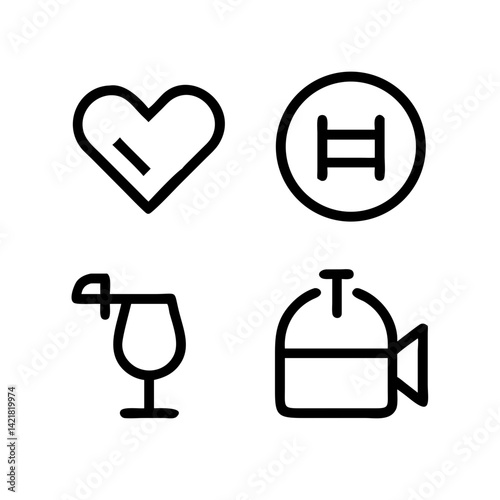Simple Set of Sleep Related Vector Line Icons. Contains such Icons as Insomnia, Pillow, Sleeping Pills and more. Editable Stroke. 48x48 Pixel Perfect.
