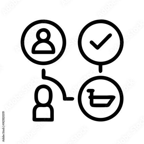 Simple Set of Sleep Related Vector Line Icons. Contains such Icons as Insomnia, Pillow, Sleeping Pills and more. Editable Stroke. 48x48 Pixel Perfect.
