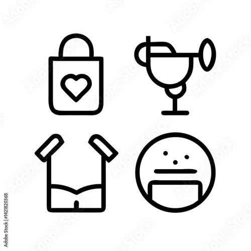 Simple Set of Sleep Related Vector Line Icons. Contains such Icons as Insomnia, Pillow, Sleeping Pills and more. Editable Stroke. 48x48 Pixel Perfect.
