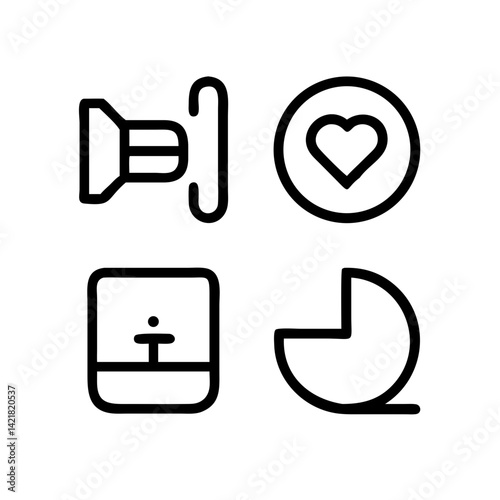 Simple Set of Sleep Related Vector Line Icons. Contains such Icons as Insomnia, Pillow, Sleeping Pills and more. Editable Stroke. 48x48 Pixel Perfect.
