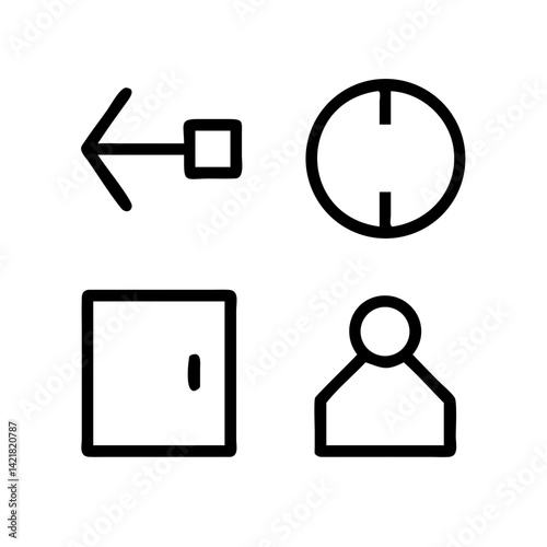 Simple Set of Sleep Related Vector Line Icons. Contains such Icons as Insomnia, Pillow, Sleeping Pills and more. Editable Stroke. 48x48 Pixel Perfect.
