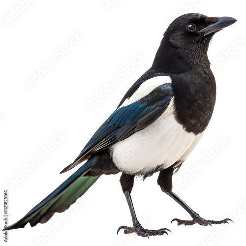 magpie PNG, transparent background 