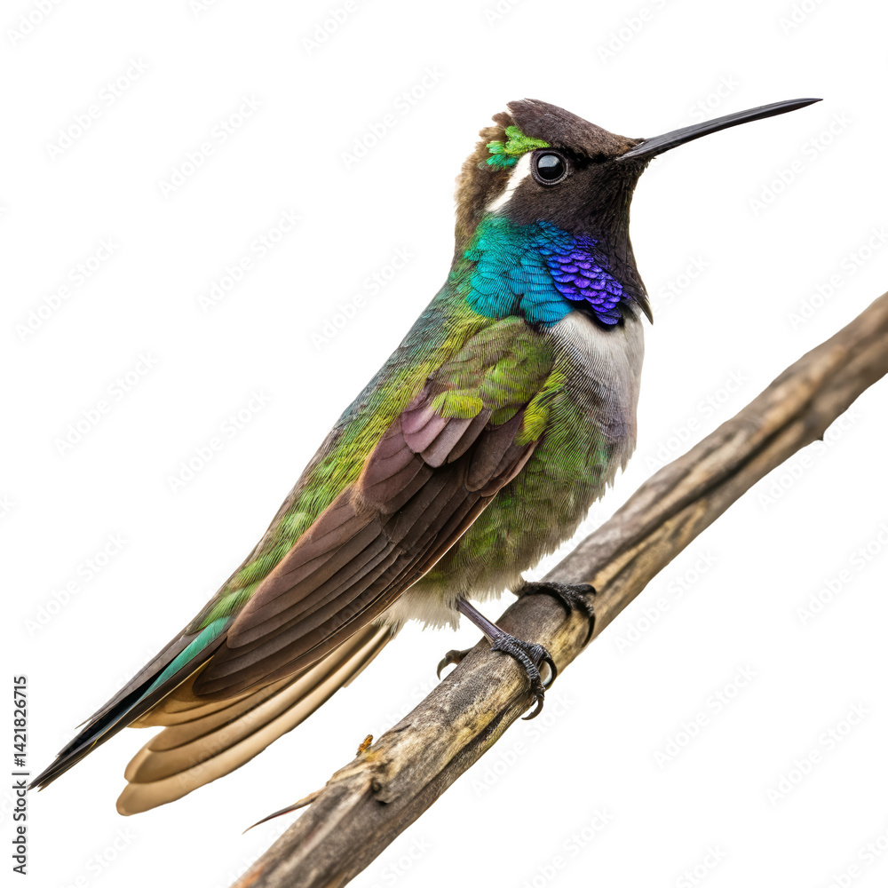 Fototapeta premium marvelous spatuletail PNG, transparent background 