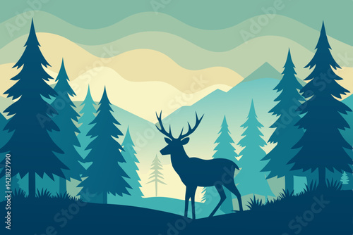 deer in the forest