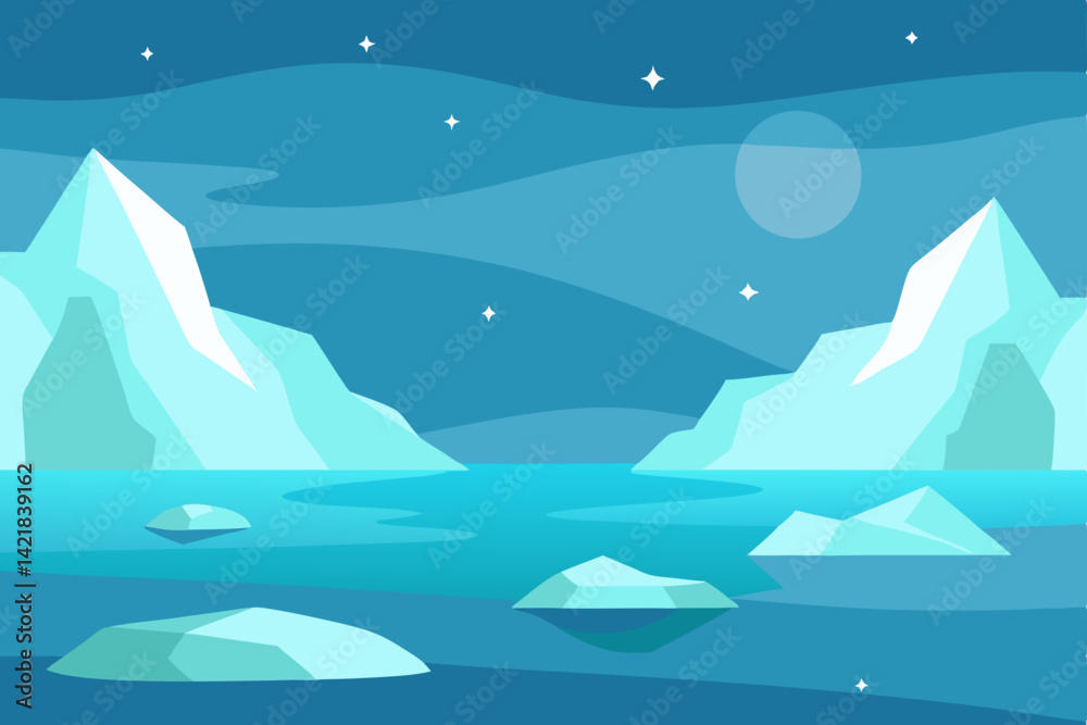 winter landscape with mountains and snow winter landscape with mountains and snow