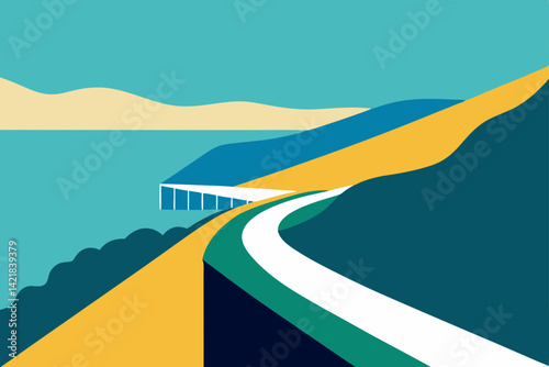 road to the sea