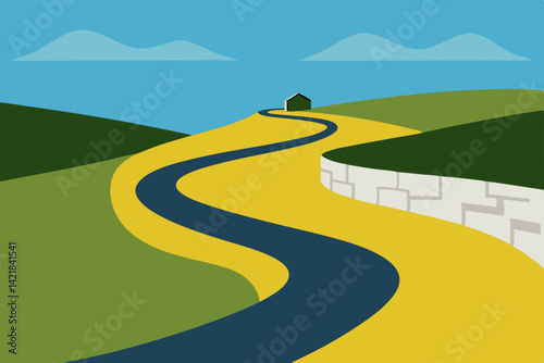 road in the mountains