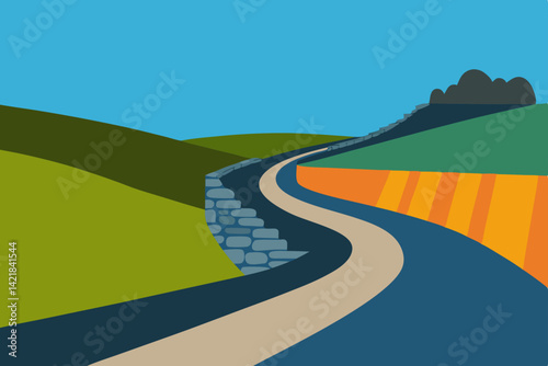 road to the mountains