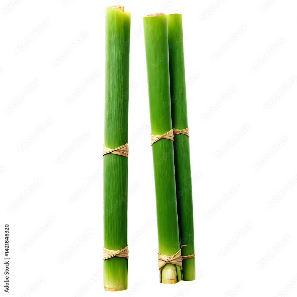 Fototapeta premium Bundled Green Bamboo Stalks