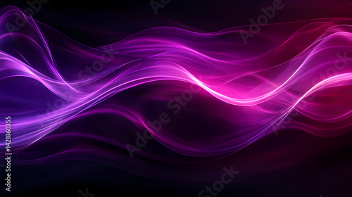 Wallpaper Mural Abstract background with purple lights traveling at high speed through the universe. high quality photo. Plasma-Woven Warp. Illustration Torontodigital.ca