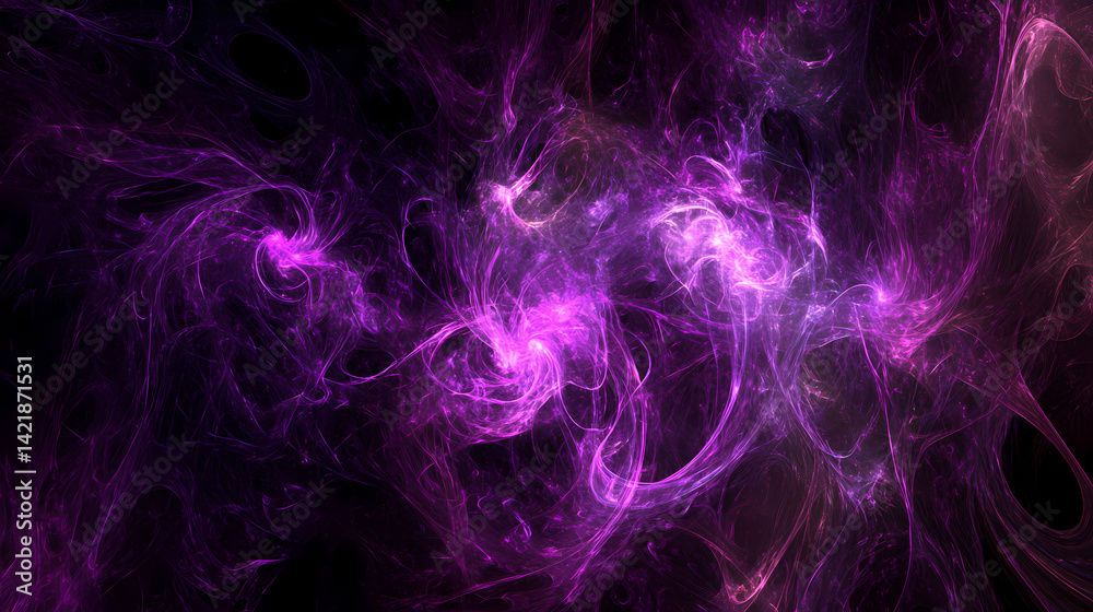 Abstract background with purple lights traveling at high speed through the universe. high quality photo. Plasma-Woven Warp. Illustration Abstract background with purple lights traveling at high speed through the universe. high quality photo. Plasma-Woven Warp. Illustration