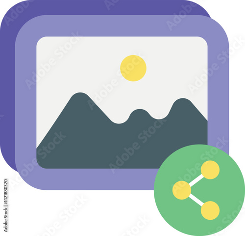 Networking Vector Flat Icons and Illustrations Pack
