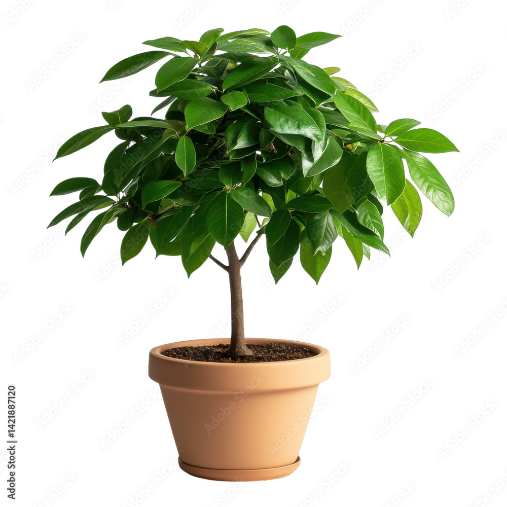 Fototapeta premium Indoor ficus tree care tips home guide comfort close-up plant growth techniques