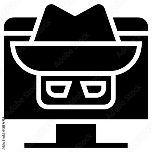 spyware vector icon