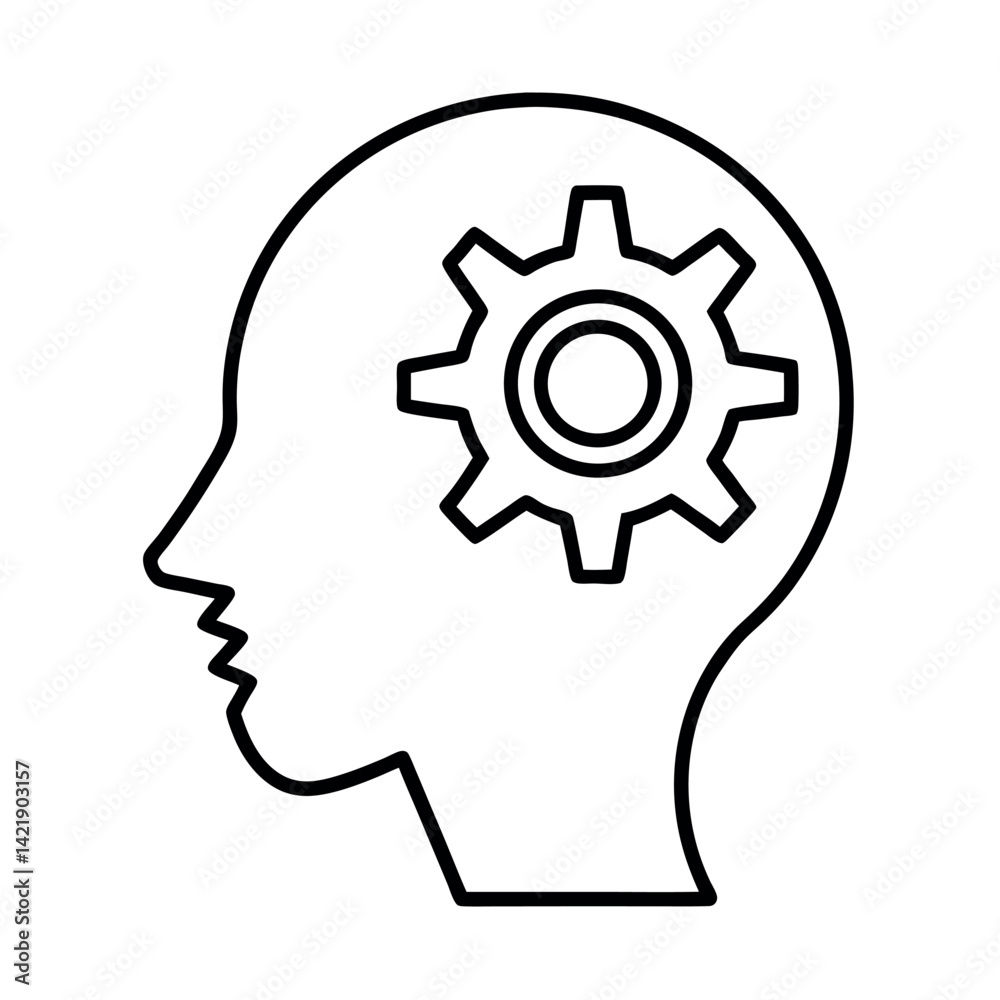Cogs turning within the mind, symbolizing mental process. Cogs turning within the mind, symbolizing mental process.