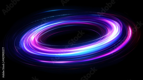 abstract neon purple
