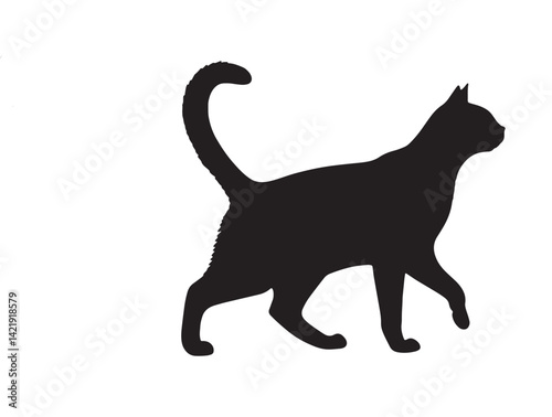 black cat silhouette