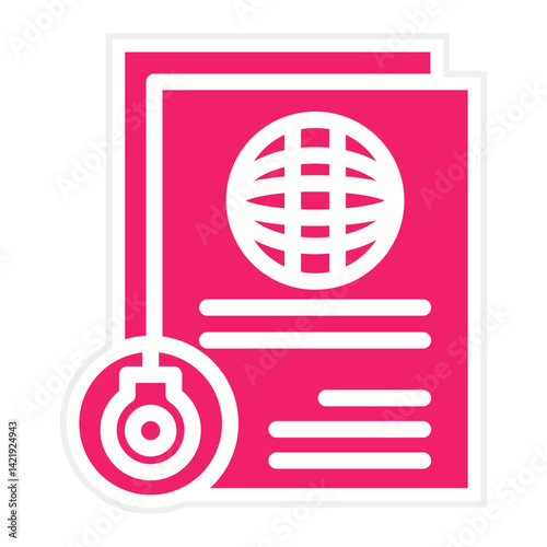 Vector Design Deported Icon Style