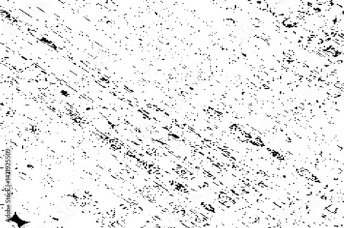 High-Contrast Black and White Grunge Texture with Speckled Surface for Abstract Backgrounds