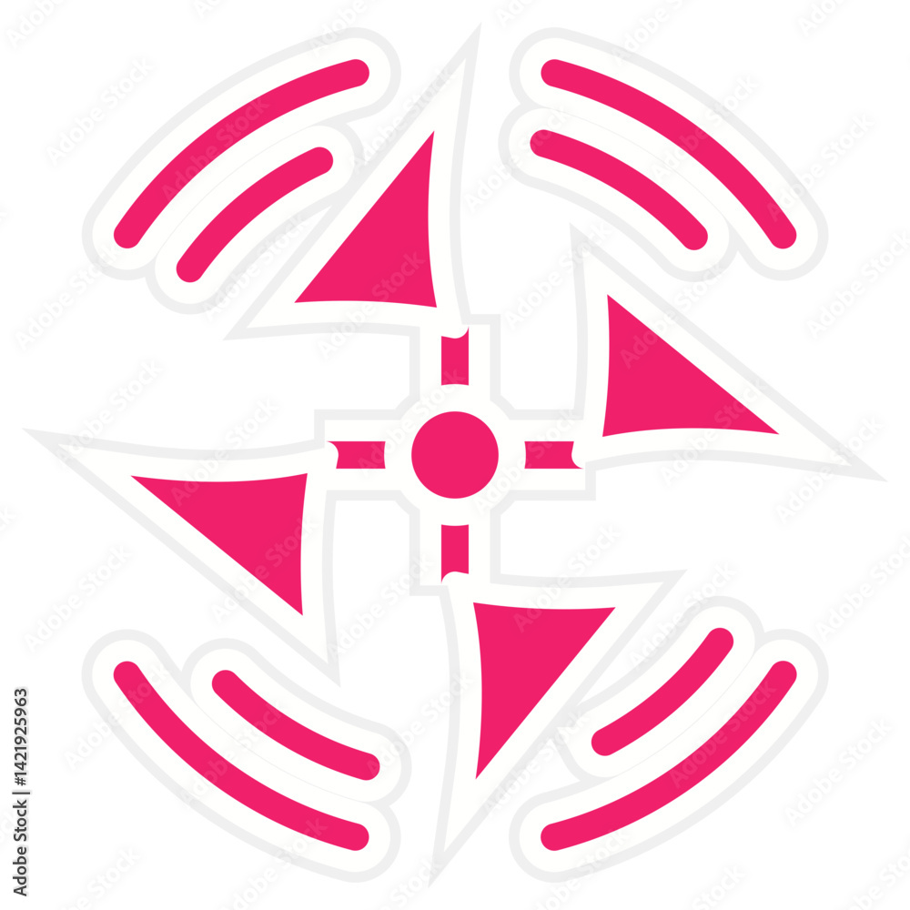 Obraz premium Vector Design Propeller Icon Style